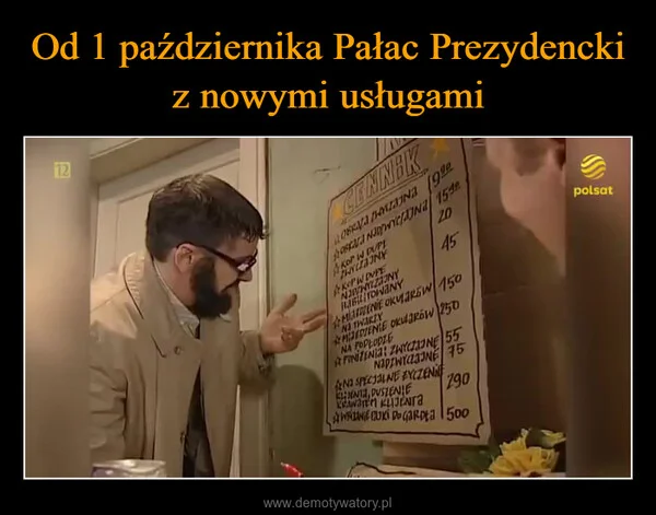 Od 1 października Pałac Prezydencki z nowymi usługami