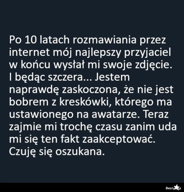 
    Zdjęcie internetowego przyjaciela 