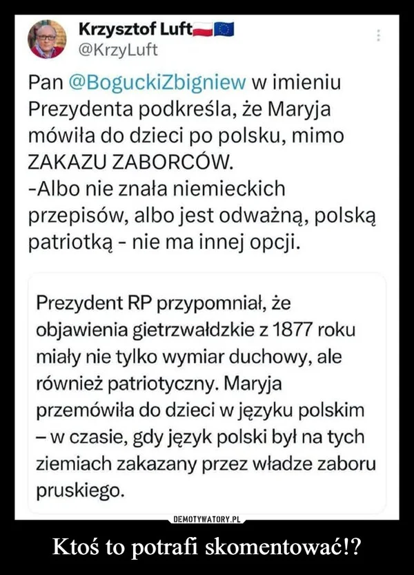 
    Ktoś to potrafi skomentować!?