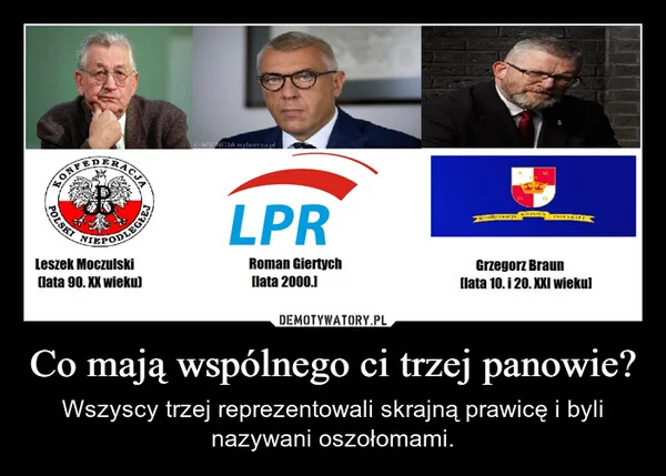 
    Co mają wspólnego ci trzej panowie?