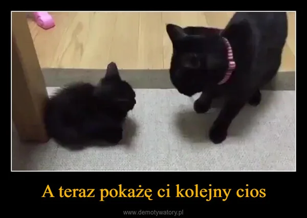 A teraz pokażę ci kolejny cios