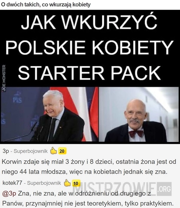 
    
			O dwóch takich, co wkurzają kobiety					