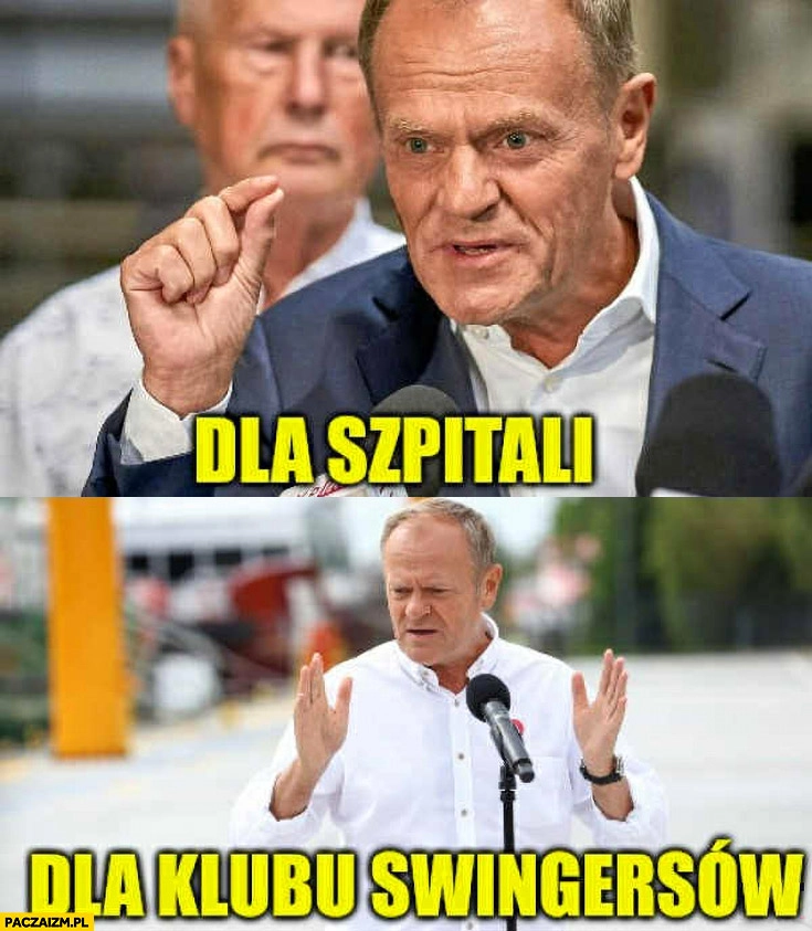 
    Tusk tyle dla szpitali, a tyle dla klubu swingersów afera KPO