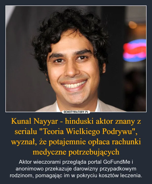 
    Kunal Nayyar - hinduski aktor znany z serialu 
