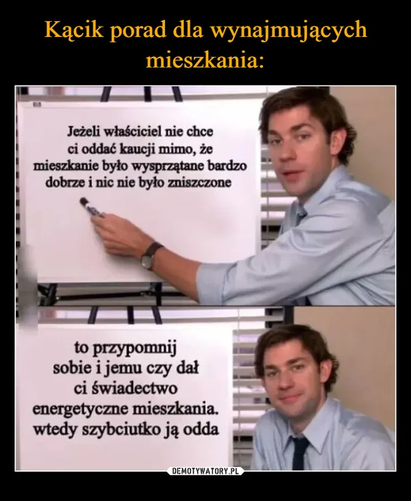 
    Kącik porad dla wynajmujących mieszkania: