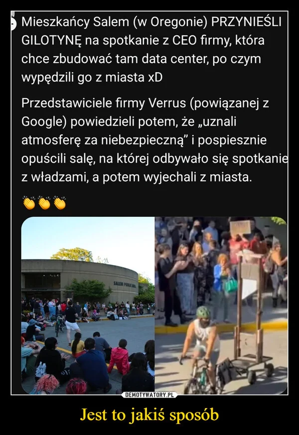 
    Jest to jakiś sposób