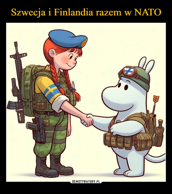 
    Szwecja i Finlandia razem w NATO