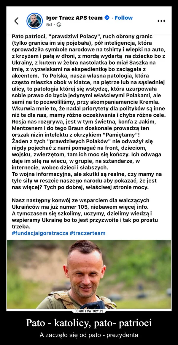 
    Pato - katolicy, pato- patrioci