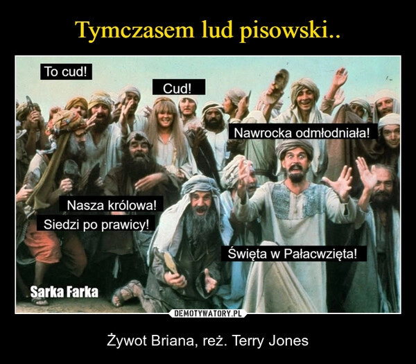
    Tymczasem lud pisowski..