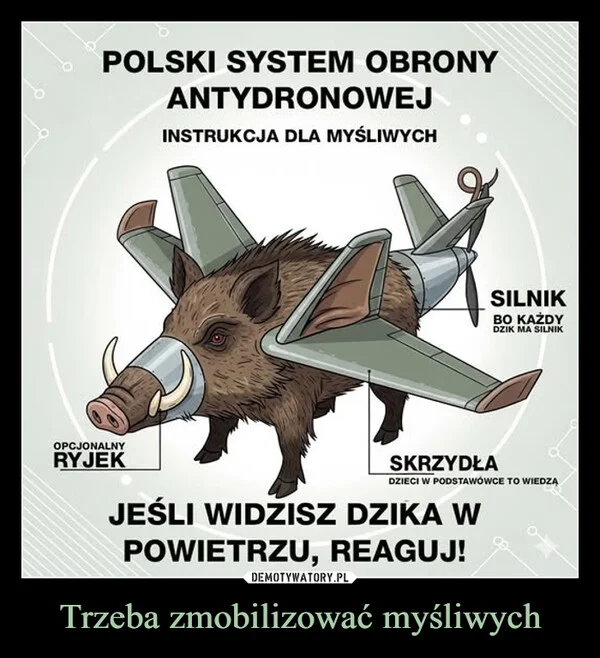 
    Trzeba zmobilizować myśliwych