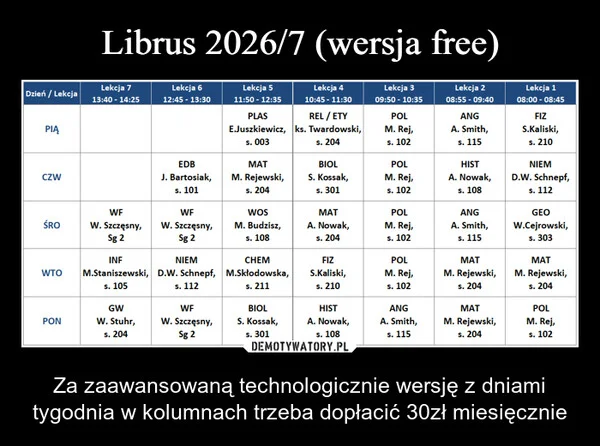 
    Librus 2026/7 (wersja free)