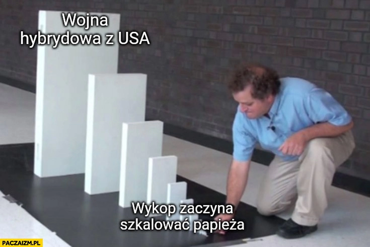 
    Wykop zaczyna szkalować papieża wojna hybrydowa z USA domino