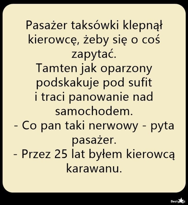 
    Nerwowy kierowca 