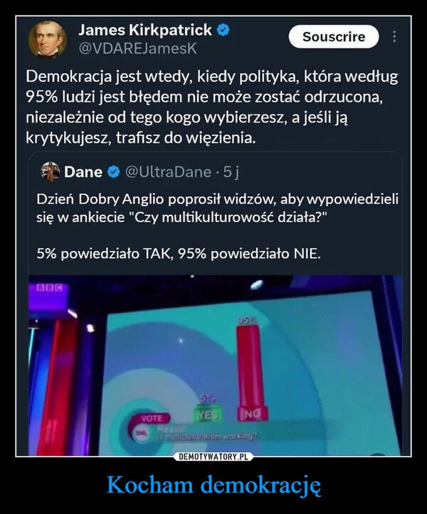 
    Kocham demokrację