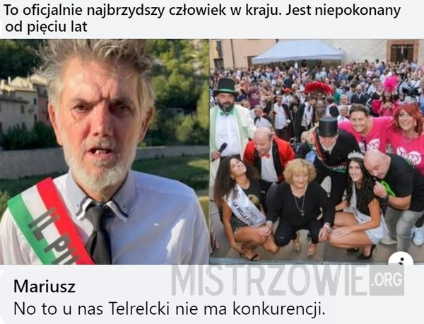 
    Najbrzydszy człowiek