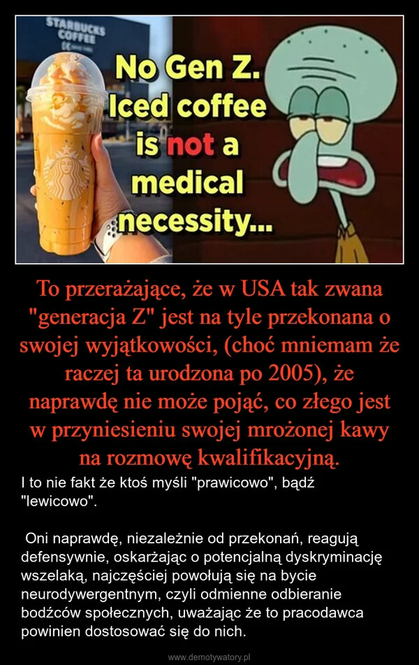 
    To przerażające, że w USA tak zwana 