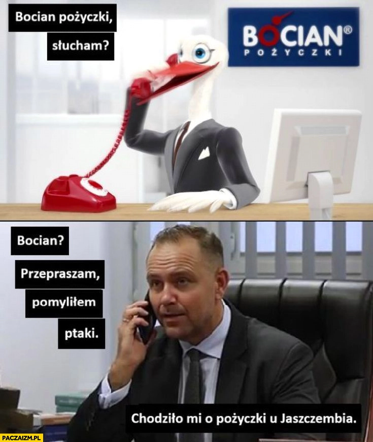 
    Pożyczki bocian, słucham? Nawrocki: przepraszam pomyliłem ptaki chodziło mi o pożyczki u Jastrzębia