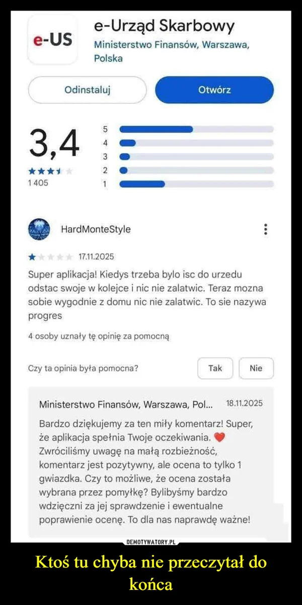 
    Ktoś tu chyba nie przeczytał do końca