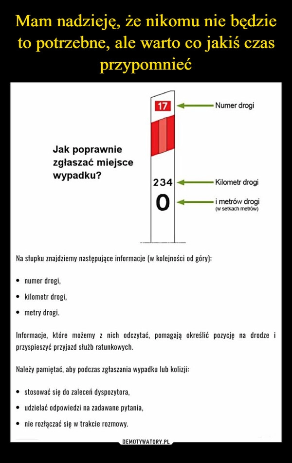 
    Mam nadzieję, że nikomu nie będzie to potrzebne, ale warto co jakiś czas przypomnieć