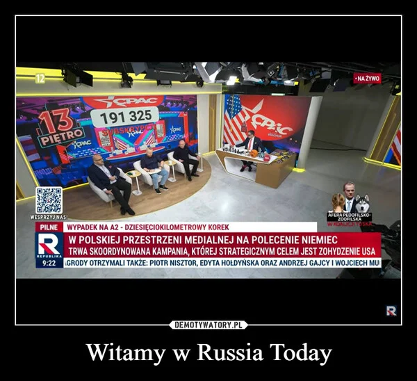
    Witamy w Russia Today