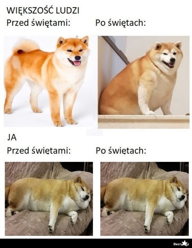 
    Przed Świętami vs. Po Świętach 