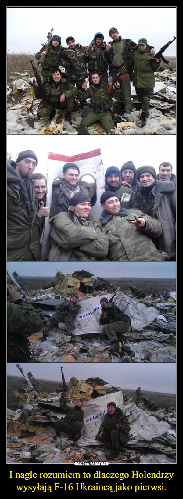 
    I nagle rozumiem to dlaczego Holendrzy wysyłają F-16 Ukraincą jako pierwsi.