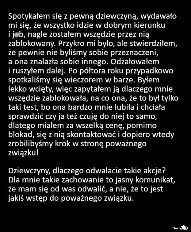 
    Zablokowany przez dziewczynę 