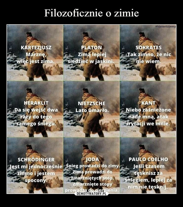 
    Filozoficznie o zimie