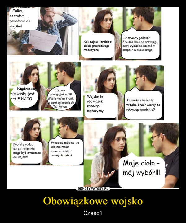 
    Obowiązkowe wojsko 