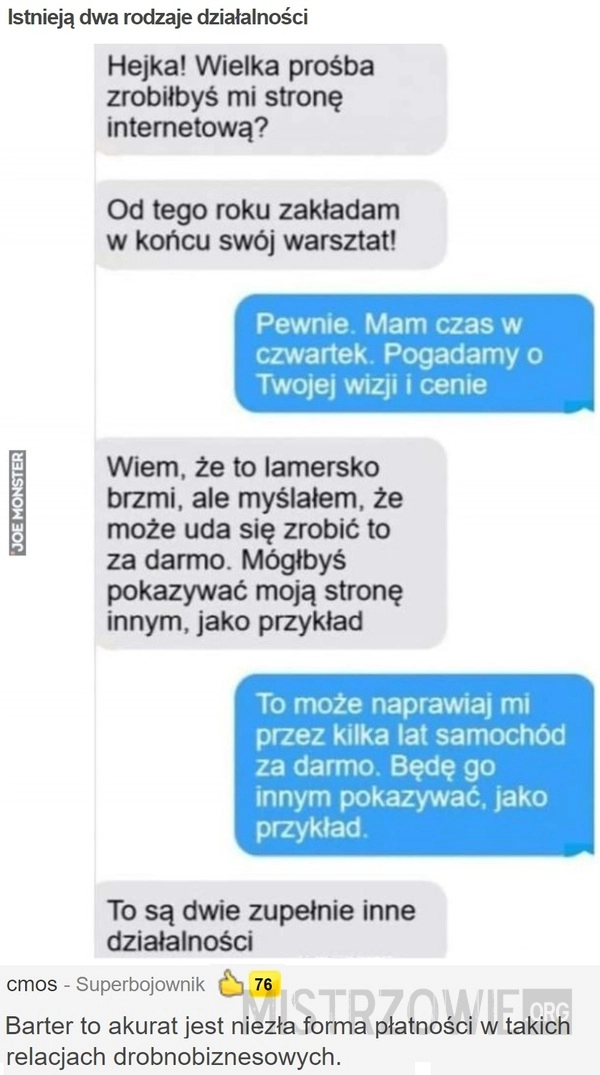 
    
			Istnieją dwa rodzaje działalności					