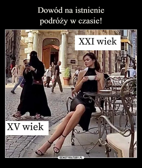 
    Dowód na istnienie
podróży w czasie!