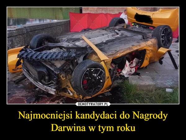 
    Najmocniejsi kandydaci do Nagrody Darwina w tym roku