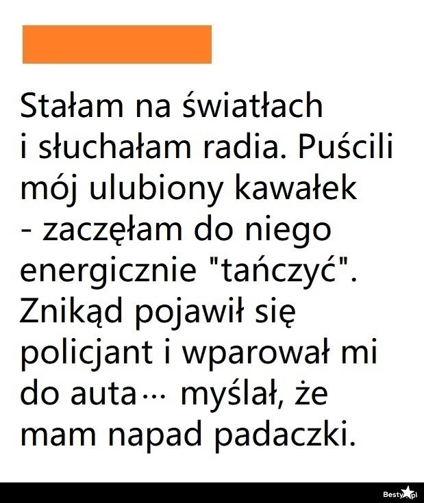 
    Energiczny taniec w aucie 