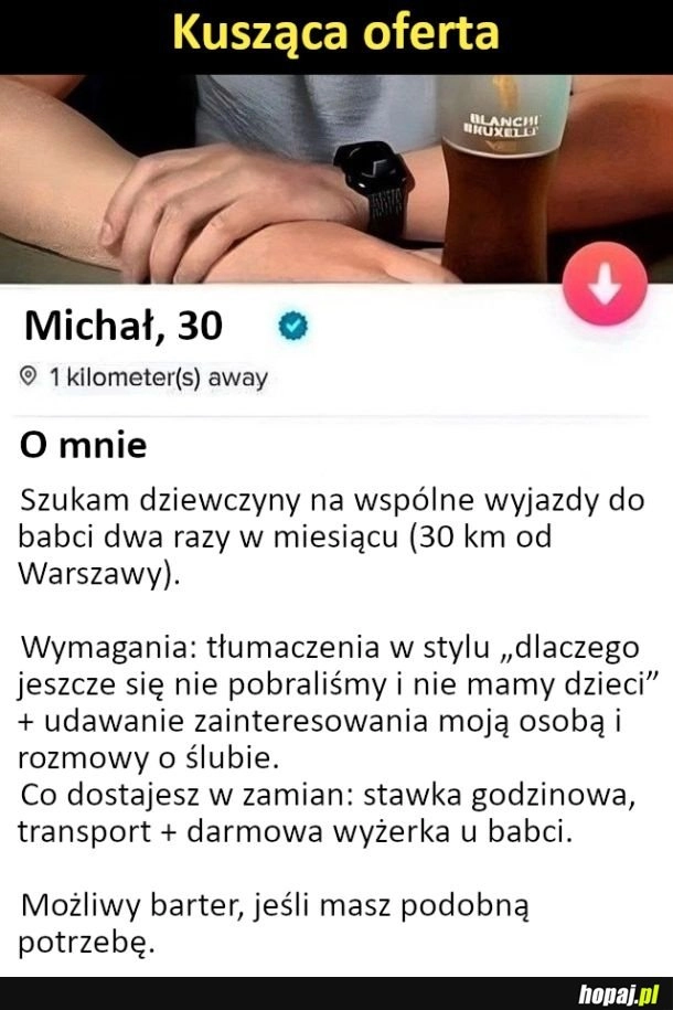 
    Kusząca oferta