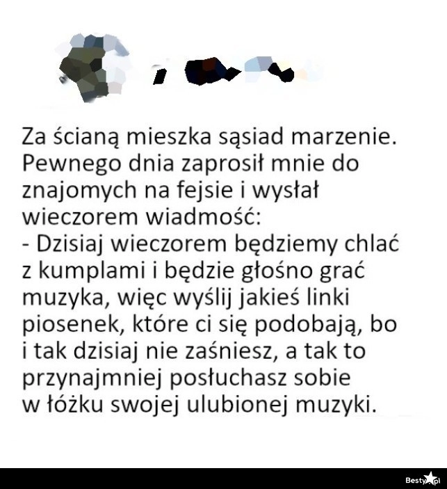 
    Sąsiad marzenie 