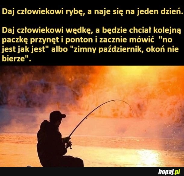 
    Daj człowiekowi rybę