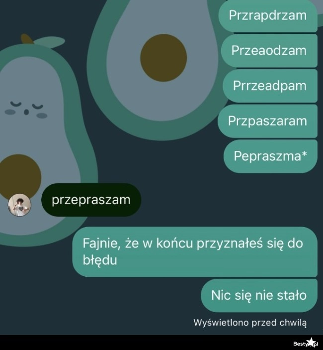 
    Przeprosiny 