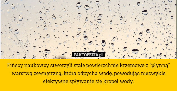 
    Fińscy naukowcy stworzyli stałe powierzchnie krzemowe z "płynną"