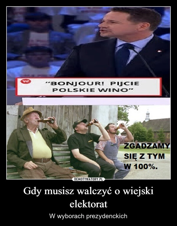 
    Gdy musisz walczyć o wiejski elektorat