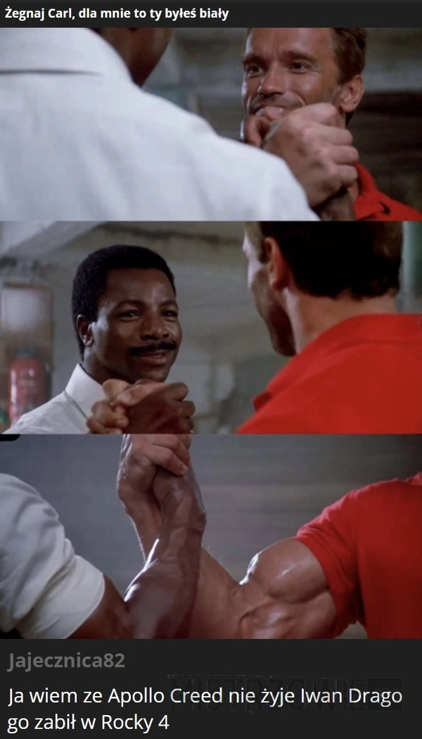 
    Carl Weathers nie żyje