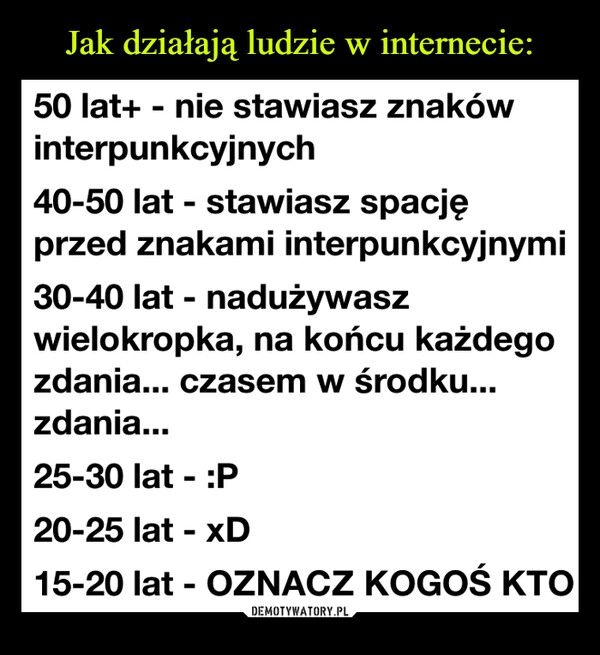 
    Jak działają ludzie w internecie: