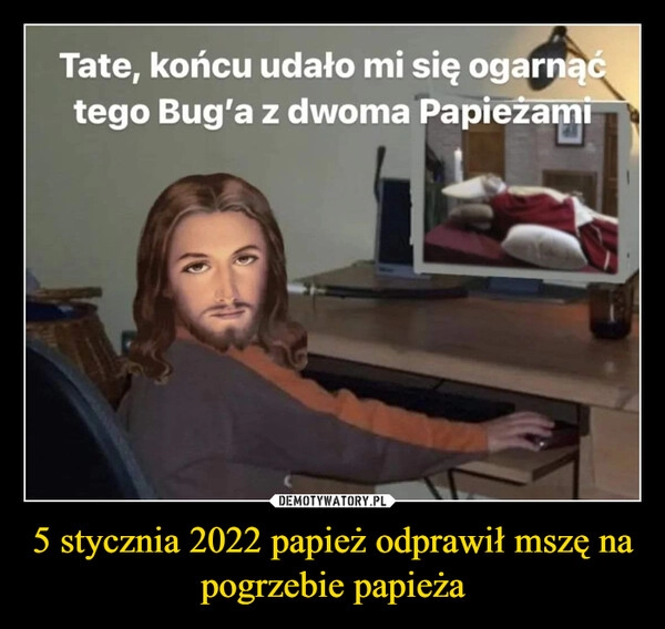 
    5 stycznia 2022 papież odprawił mszę na pogrzebie papieża 