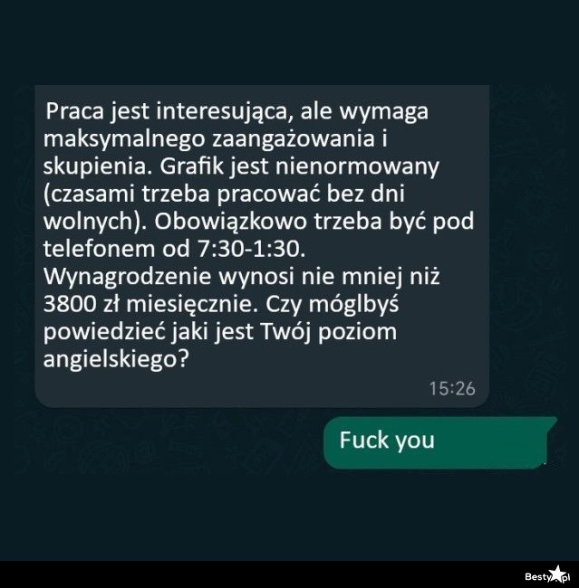 
    Poziom angielskiego 