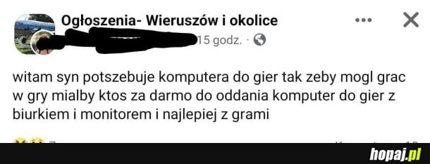 
    Ktoś coś?