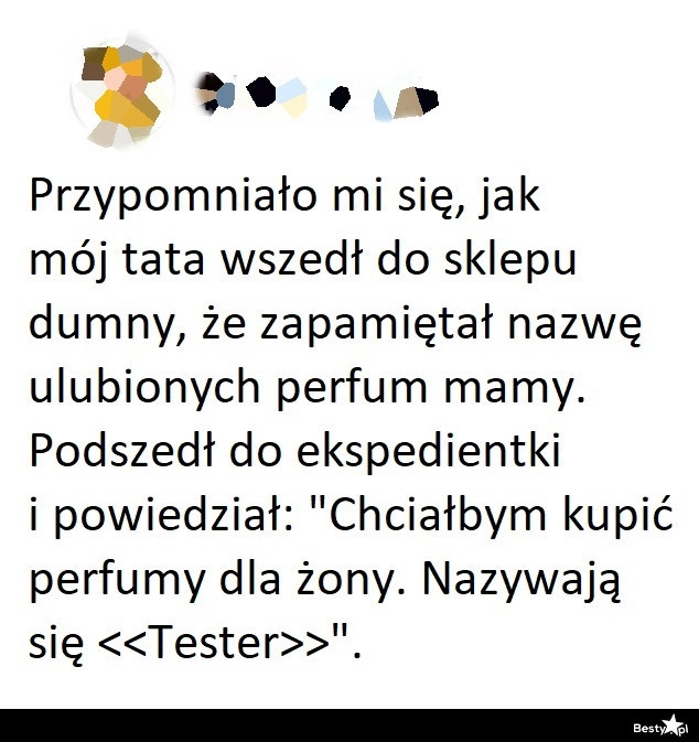 
    Ulubione perfumy żony  