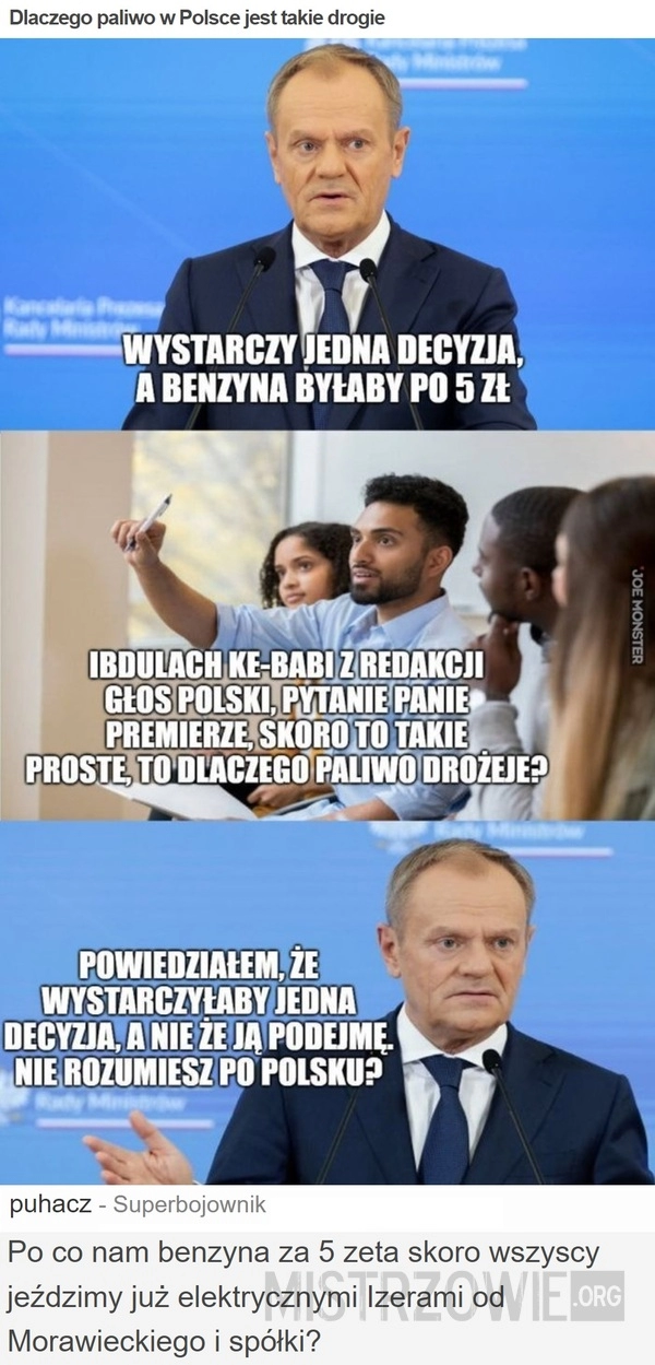 
    Dlaczego paliwo w Polsce jest takie drogie