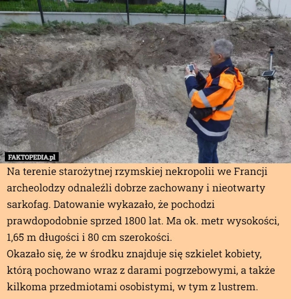 
    Na terenie starożytnej rzymskiej nekropolii we Francji archeolodzy odnaleźli