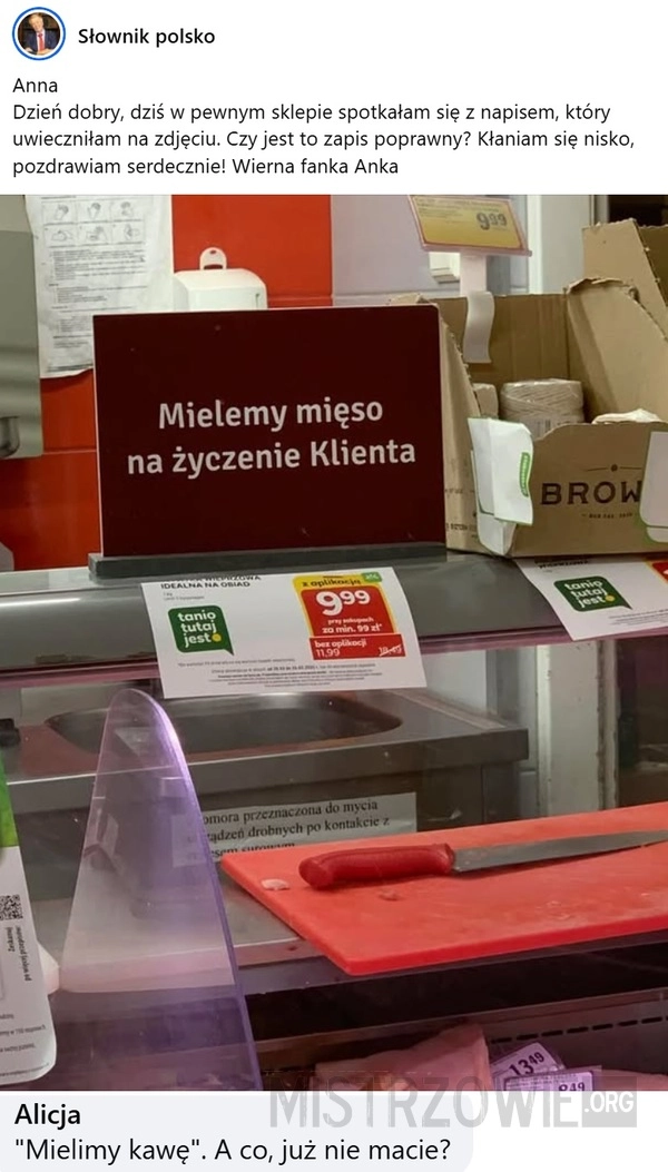 
    Mięso