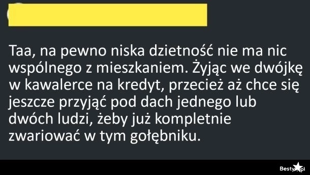 
    Niska dzietność 