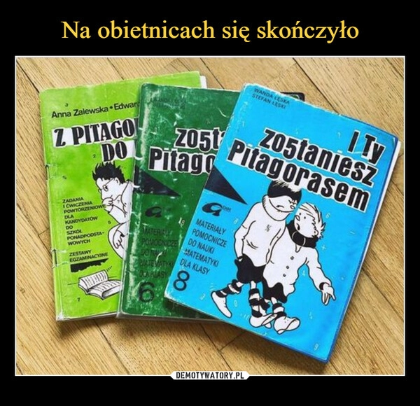 
    Na obietnicach się skończyło 